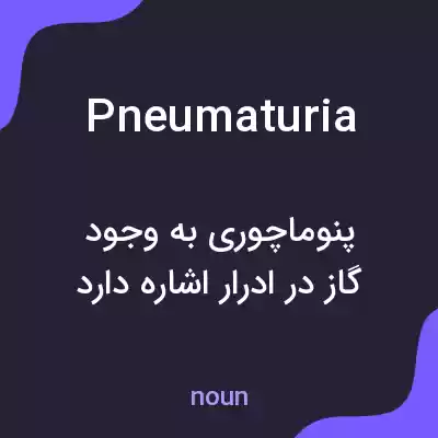 معنی pneumaturia به فارسی معنی pneumaturia به فارسی