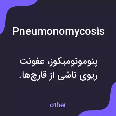 معنی pneumonomycosis به فارسی معنی pneumonomycosis به فارسی
