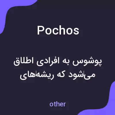معنی pochos به فارسی معنی pochos به فارسی