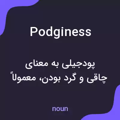 معنی podginess به فارسی معنی podginess به فارسی