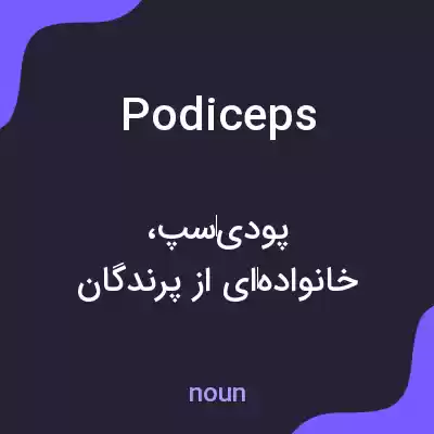 معنی podiceps به فارسی معنی podiceps به فارسی