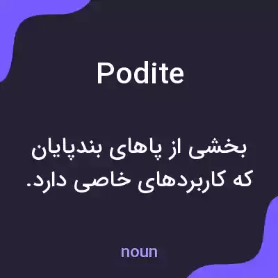 معنی podite به فارسی معنی podite به فارسی