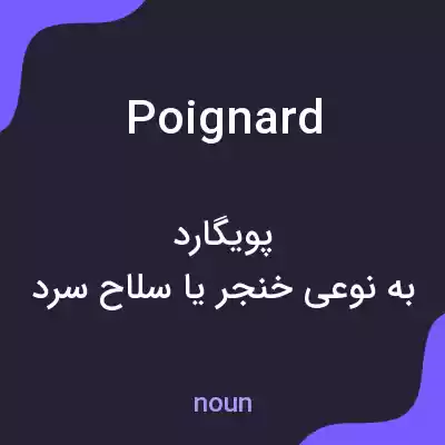 معنی poignard به فارسی معنی poignard به فارسی