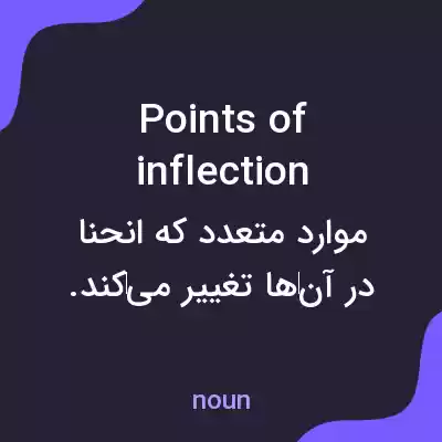 معنی points of inflection به فارسی معنی points of inflection به فارسی