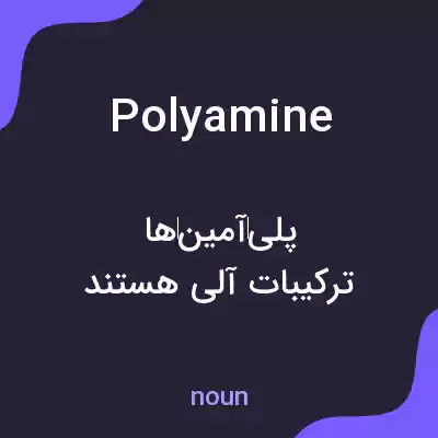 معنی polyamine به فارسی معنی polyamine به فارسی