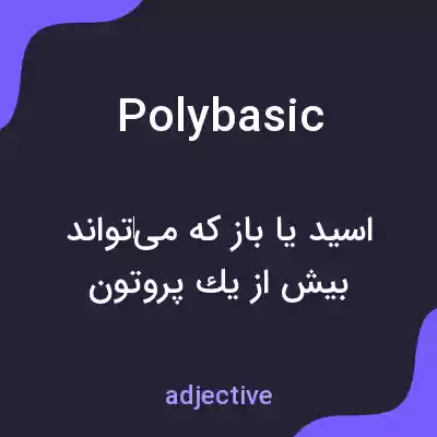 معنی polybasic به فارسی معنی polybasic به فارسی