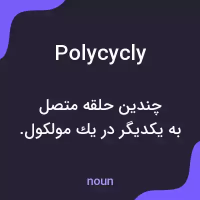 معنی polycycly به فارسی معنی polycycly به فارسی