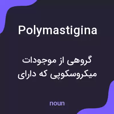 معنی polymastigina به فارسی معنی polymastigina به فارسی