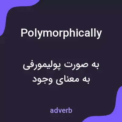 معنی polymorphically به فارسی معنی polymorphically به فارسی