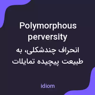 معنی polymorphous perversity به فارسی معنی polymorphous perversity به فارسی