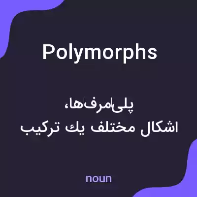معنی polymorphs به فارسی معنی polymorphs به فارسی