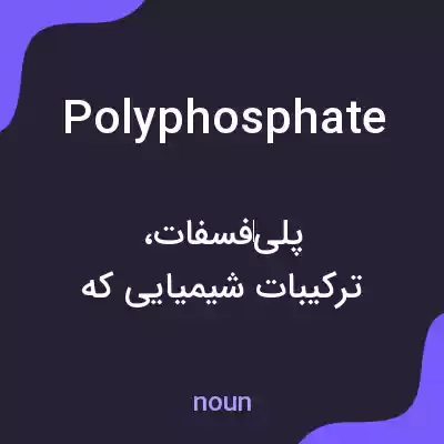 معنی polyphosphate به فارسی معنی polyphosphate به فارسی