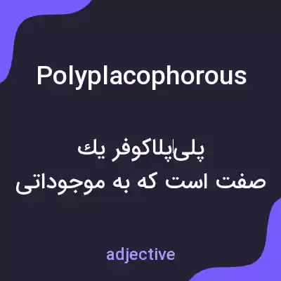 معنی polyplacophorous به فارسی معنی polyplacophorous به فارسی