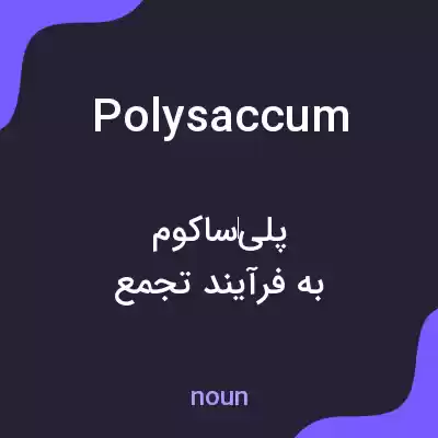 معنی polysaccum به فارسی معنی polysaccum به فارسی