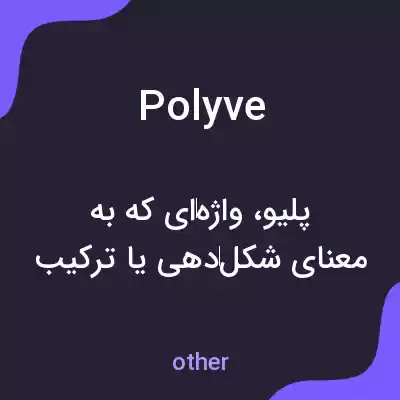 معنی polyve به فارسی