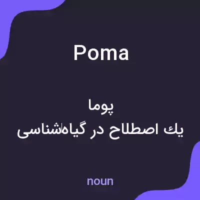 معنی poma به فارسی معنی poma به فارسی