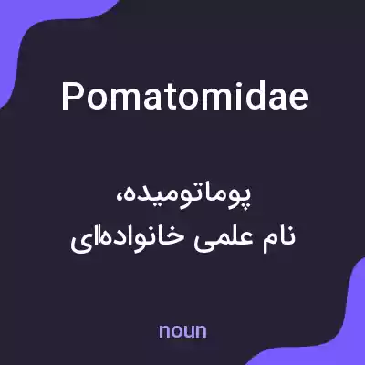 معنی pomatomidae به فارسی معنی pomatomidae به فارسی