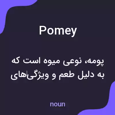 معنی pomey به فارسی معنی pomey به فارسی