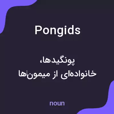معنی pongids به فارسی معنی pongids به فارسی