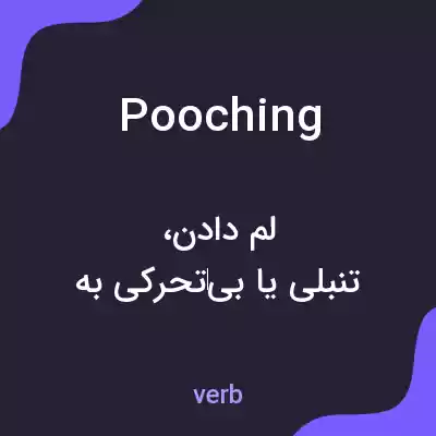 معنی pooching به فارسی معنی pooching به فارسی