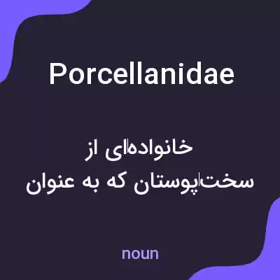 معنی porcellanidae به فارسی معنی porcellanidae به فارسی