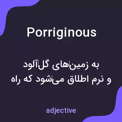 معنی porriginous به فارسی معنی porriginous به فارسی