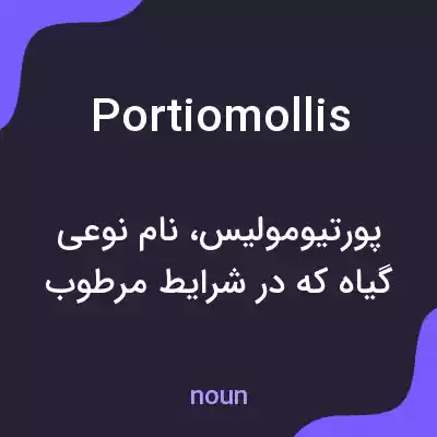 معنی portiomollis به فارسی معنی portiomollis به فارسی