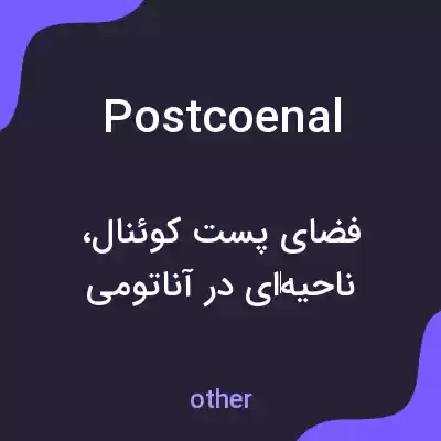 معنی postcoenal به فارسی معنی postcoenal به فارسی