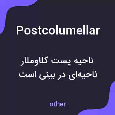 معنی postcolumellar به فارسی معنی postcolumellar به فارسی