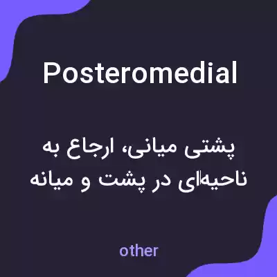 معنی posteromedial به فارسی معنی posteromedial به فارسی