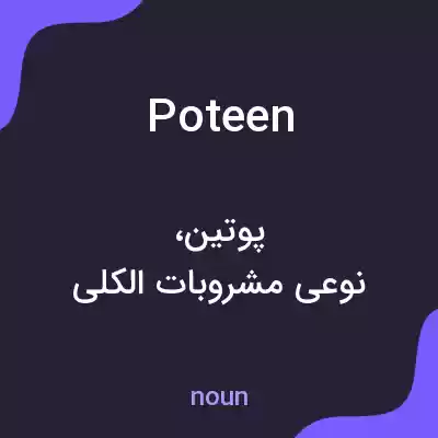 معنی poteen به فارسی معنی poteen به فارسی
