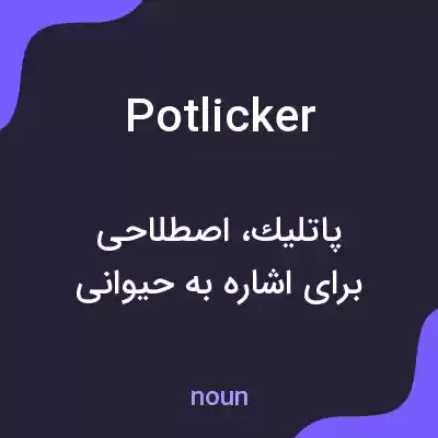 معنی potlicker به فارسی معنی potlicker به فارسی