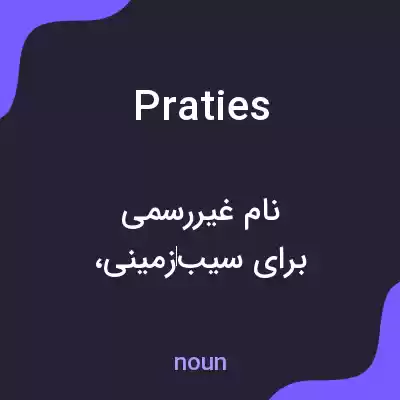معنی praties به فارسی معنی praties به فارسی