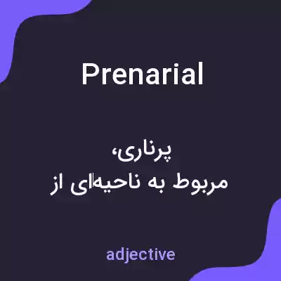 معنی prenarial به فارسی معنی prenarial به فارسی