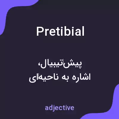 معنی pretibial به فارسی معنی pretibial به فارسی