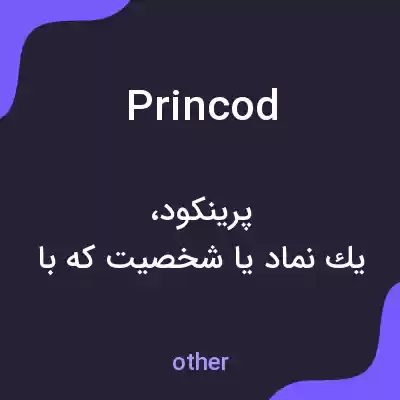 معنی princod به فارسی معنی princod به فارسی