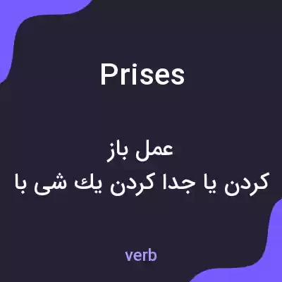 معنی prises به فارسی معنی prises به فارسی
