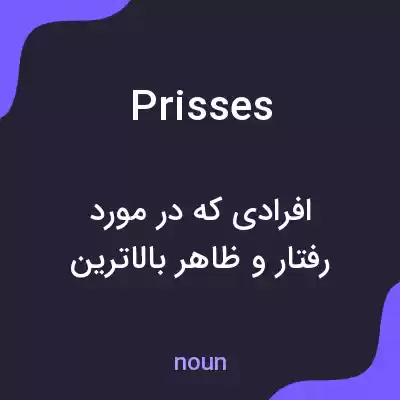 معنی prisses به فارسی معنی prisses به فارسی