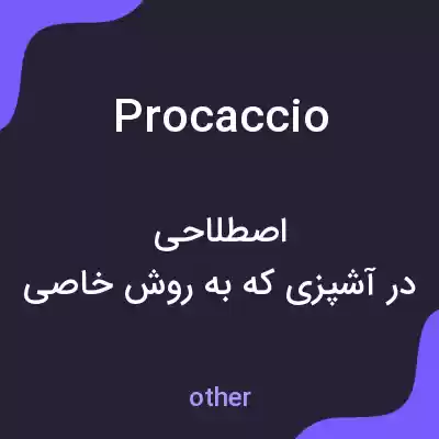 معنی procaccio به فارسی معنی procaccio به فارسی