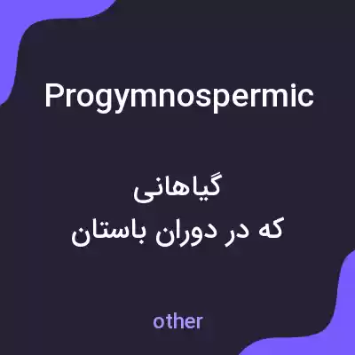 معنی progymnospermic به فارسی معنی progymnospermic به فارسی
