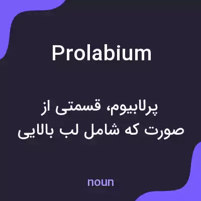 معنی prolabium به فارسی معنی prolabium به فارسی
