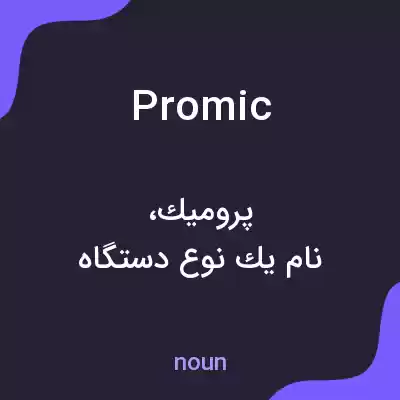 معنی promic به فارسی معنی promic به فارسی