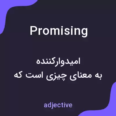 معنی promising به فارسی معنی promising به فارسی