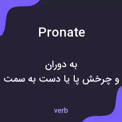معنی pronate به فارسی معنی pronate به فارسی