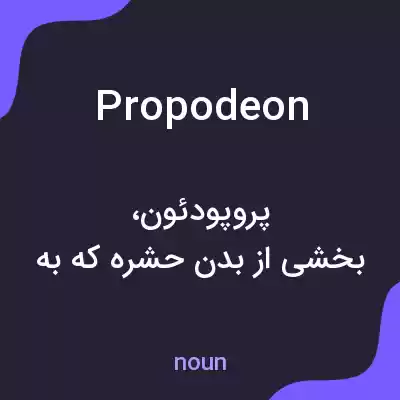 معنی propodeon به فارسی معنی propodeon به فارسی