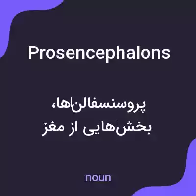معنی prosencephalons به فارسی معنی prosencephalons به فارسی