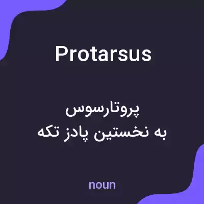 معنی protarsus به فارسی معنی protarsus به فارسی