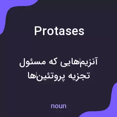 معنی protases به فارسی معنی protases به فارسی
