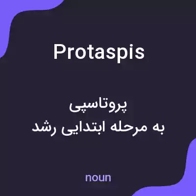 معنی protaspis به فارسی