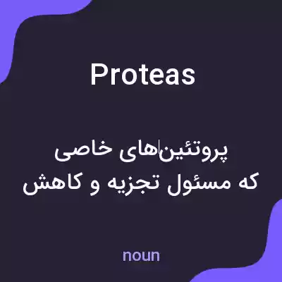 معنی proteas به فارسی معنی proteas به فارسی